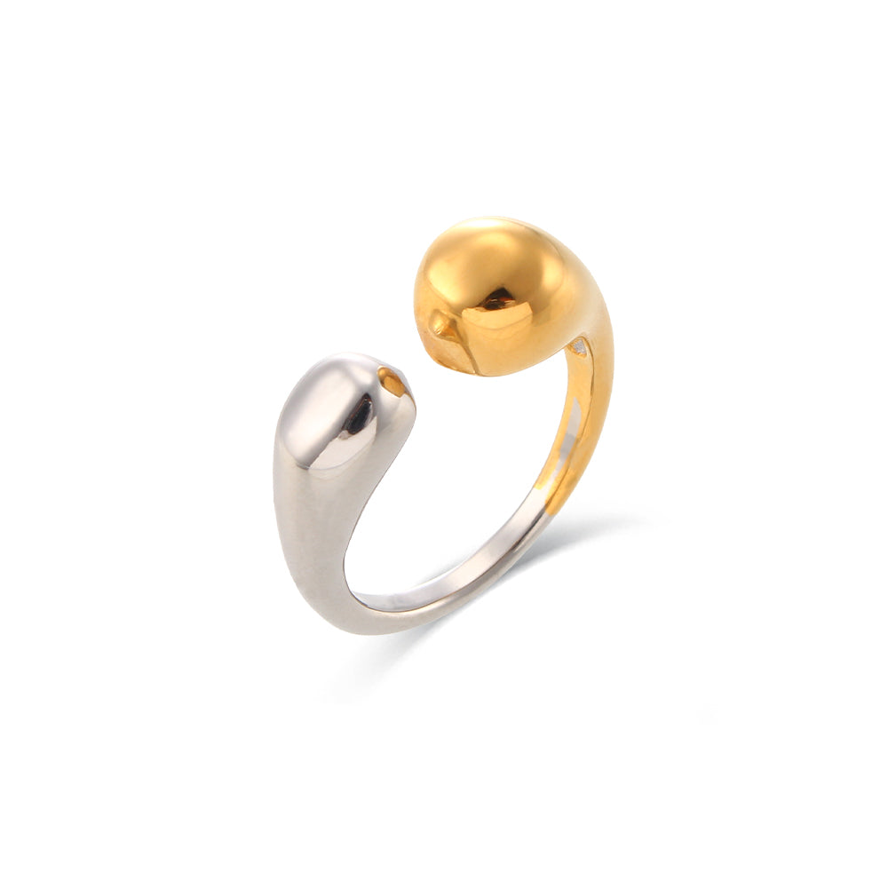 Gina Adjustable Ring - Stainless Steel
