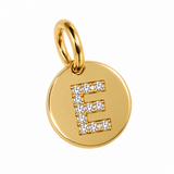 Gold Letter "E" Sparkle