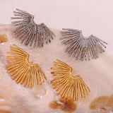 Cairo Stud Earrings - Gold Plated and Stainless Steel Earrings