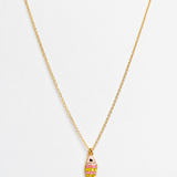 The Pink Fish Pendant Necklace