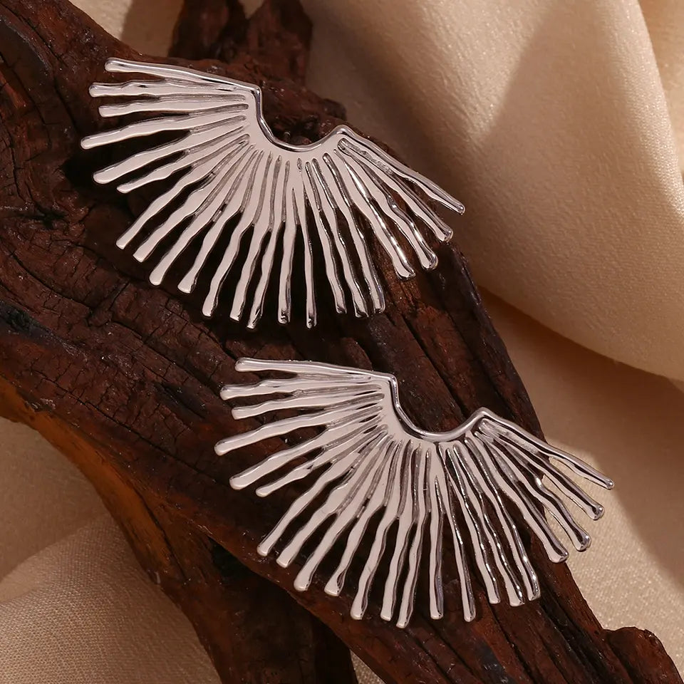 Cairo Stud Earrings - Gold Plated and Stainless Steel Earrings