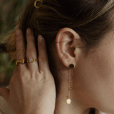 Stella Earrings - Disc Tassel Bohemian Earrings