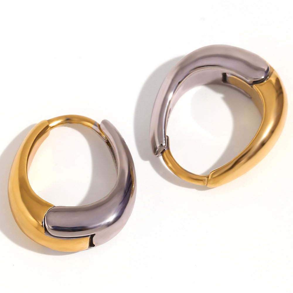 Branca 18k Gold Plated Stainless Steel Earrings - Earring Women Jewelry