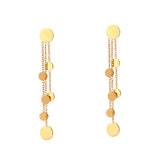 Stella Earrings - Disc Tassel Bohemian Earrings