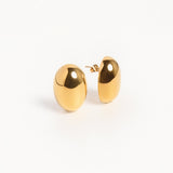 Coco Earrings - Oval minimalist Earrings
