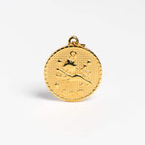 Large Gold Leo Pendant