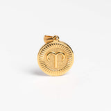 Medium Gold Aries Pendant