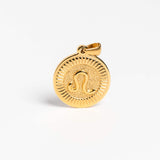 Medium Gold Leo Pendant
