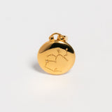 Gold Sagittarius Constellation Pendant Charm