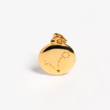 Gold Pisces Constellation Pendant Charm