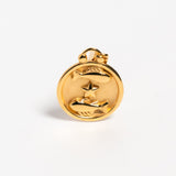 Gold Pisces Constellation Pendant Charm