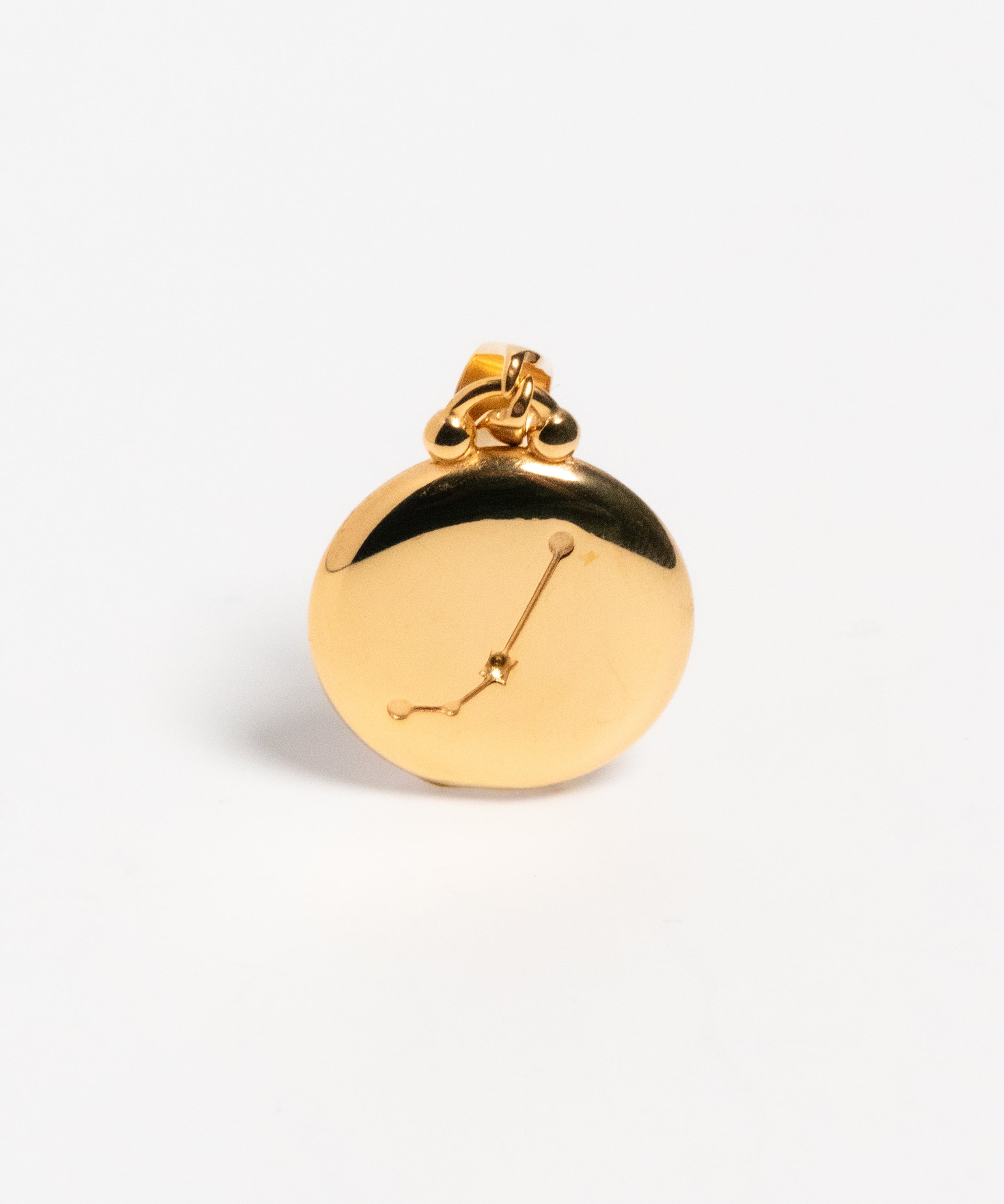 Gold Aries Constellation Pendant Charm
