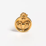 Gold Aries Constellation Pendant Charm