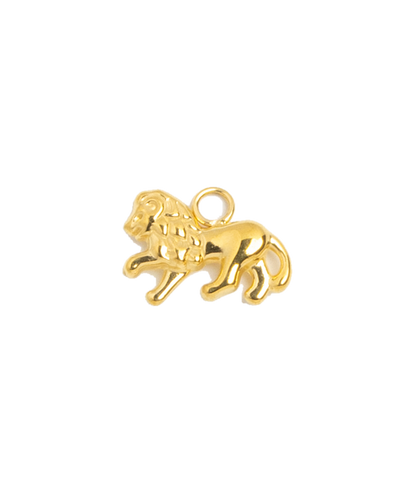 Gold Charm Lion