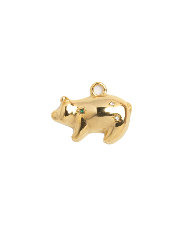 Gold Charm Pig