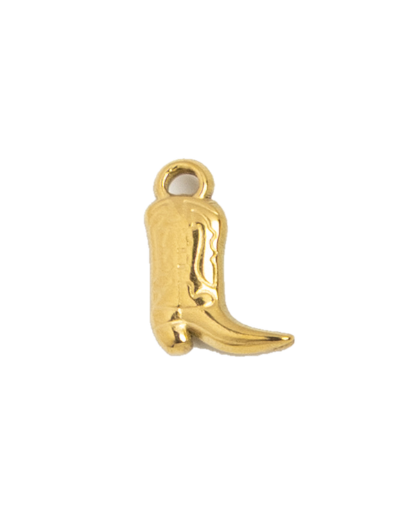 Gold Charm Cowboy Boot III