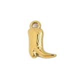 Gold Charm Cowboy Boot III