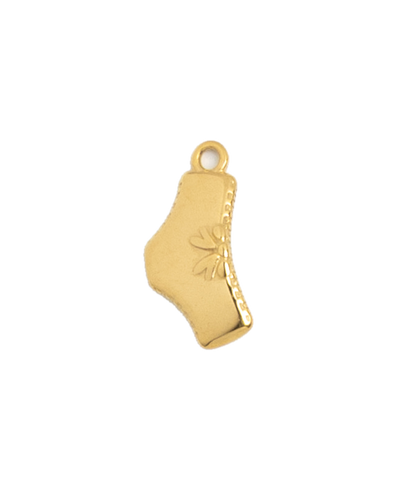 Gold Charm Sock