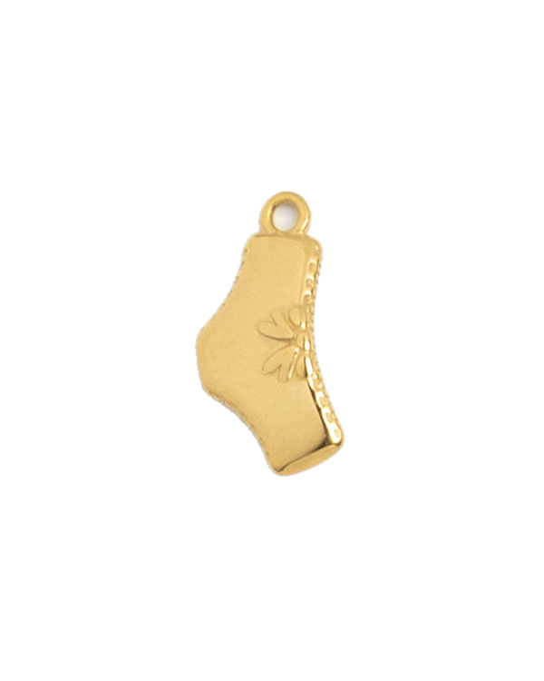 Gold Charm Sock