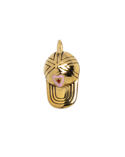 Gold Charm Beanie Heart