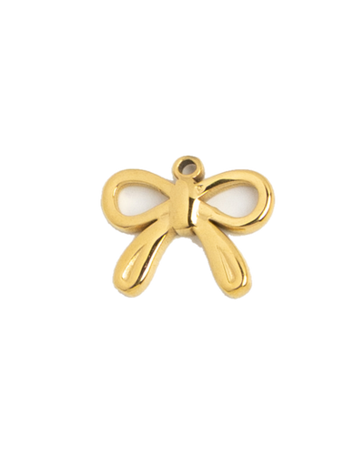 Gold Charm Bow Outline