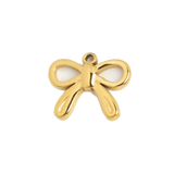 Gold Charm Bow Outline