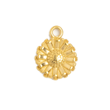 Gold Charm Sunflower Medallion