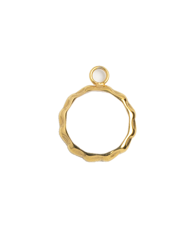 Gold Charm Dove Coin