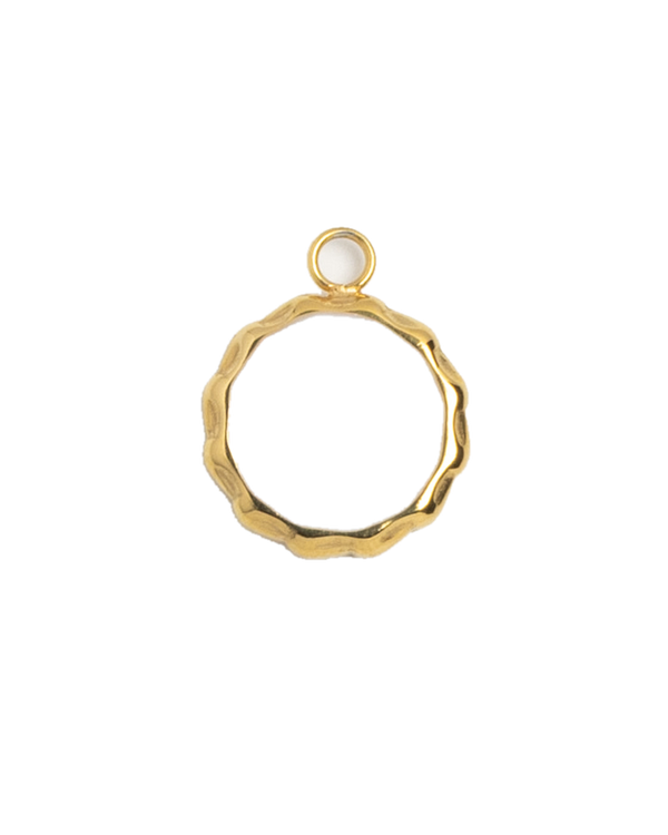 Gold Charm Dove Coin