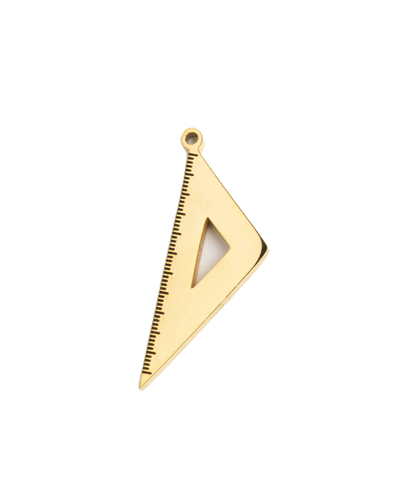 Gold Charm Triangle Ruler