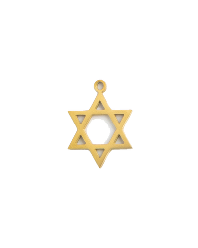 Gold Charm Star of David
