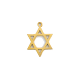 Gold Charm Star of David
