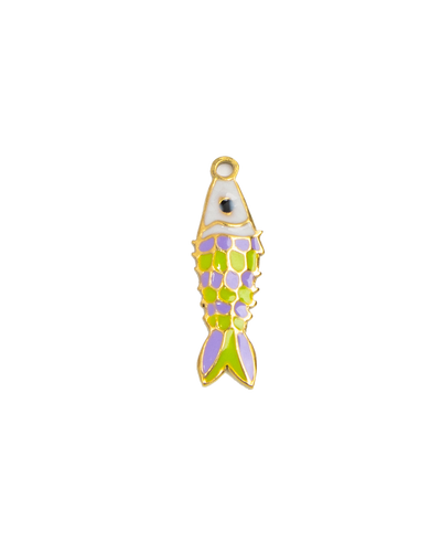 Gold Charm Koi Fish Lilac