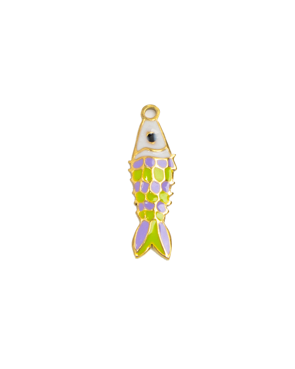 Gold Charm Koi Fish Lilac