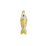 Gold Charm Koi Fish Lilac