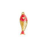 Gold Charm Koi Fish Red