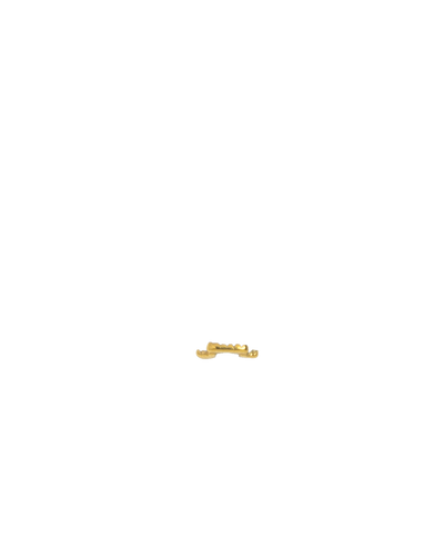 Gold Charm White Cat