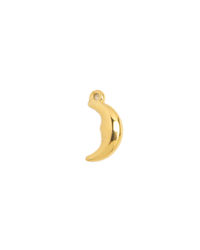 Gold Charm Crescent Moon