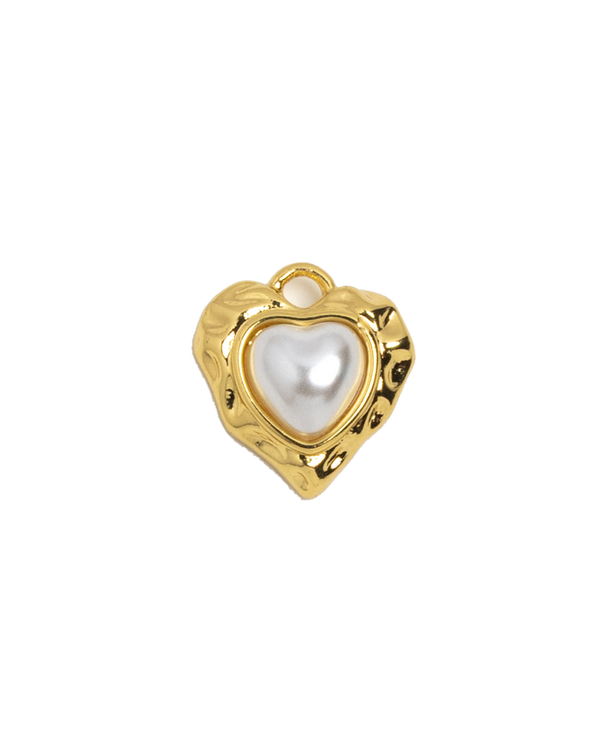 Gold Charm Mum Heart
