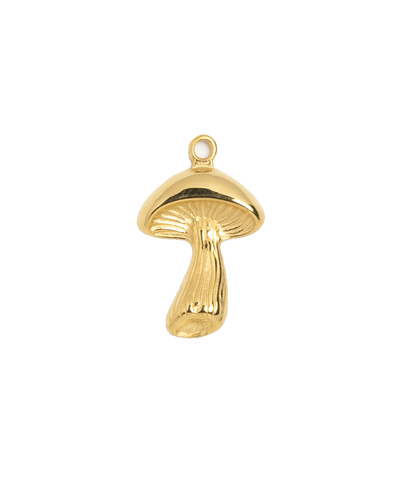 Gold Charm Crystal Mushroom
