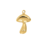 Gold Charm Crystal Mushroom