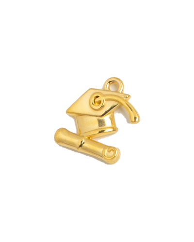 Gold Charm Diploma Scroll