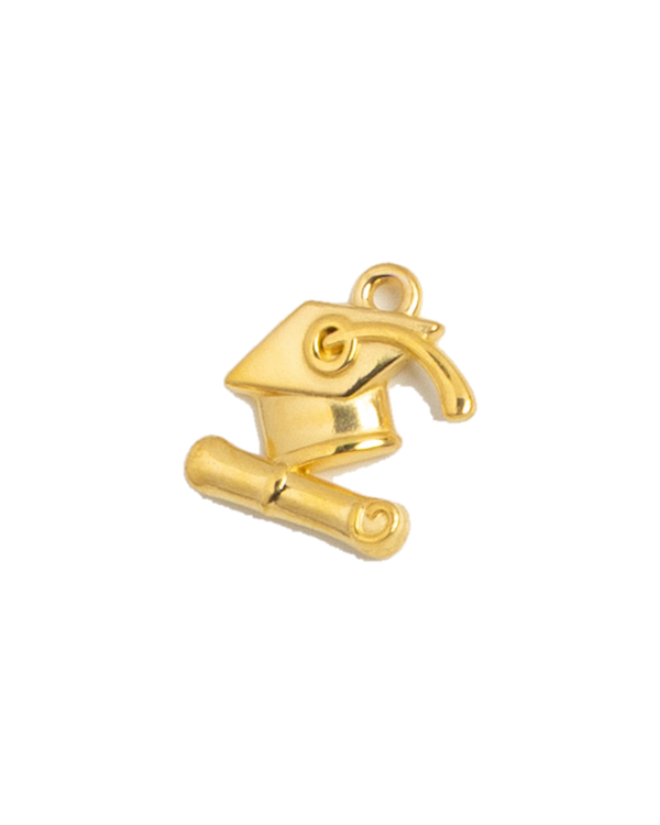 Gold Charm Diploma Scroll
