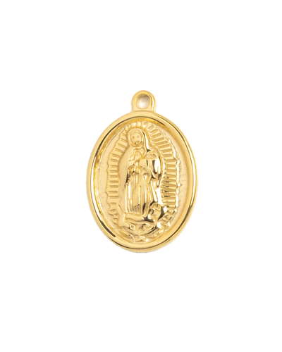 Gold Charm Guadalupe Medal