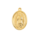 Gold Charm Guadalupe Medal