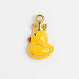 Gold Charm Crowned Duck