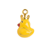 Gold Charm Crowned Duck