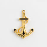 Gold Charm Anchor