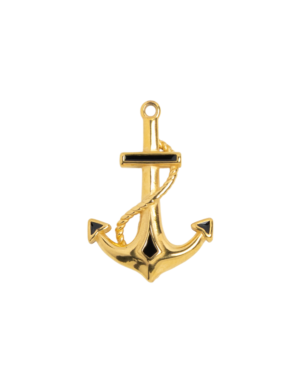 Gold Charm Anchor