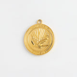 Gold Charm Holy Spirit Medal